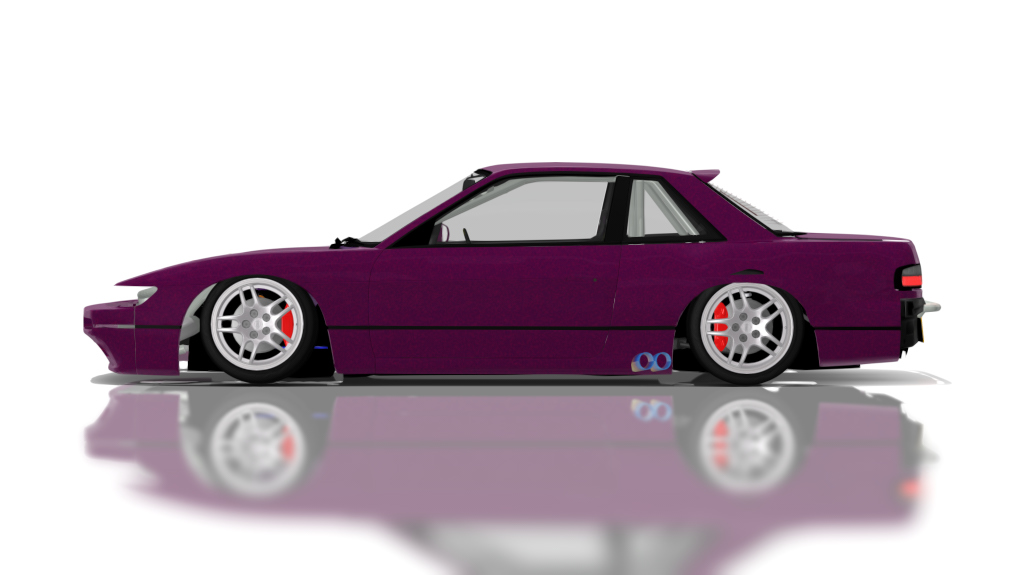 DTP Nissan Silvia S13 Missile, skin candy_purple
