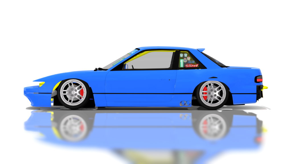 DTP Nissan Silvia S13 Missile, skin wrbluepearl