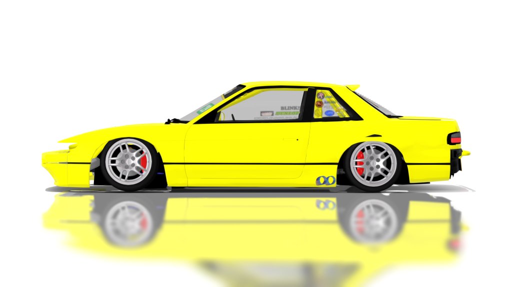 DTP Nissan Silvia S13 Missile, skin yellowstar