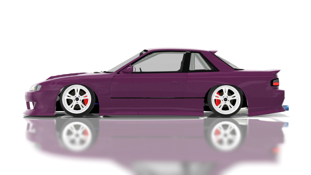 DTP Nissan Silvia S13.4, skin candy_purple