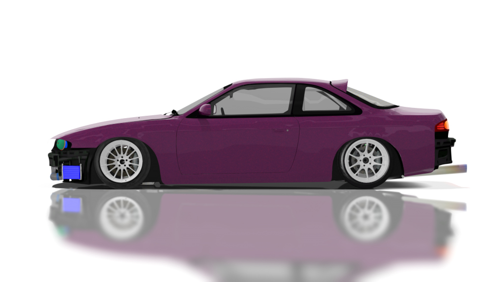 DTP Nissan Silvia S14 Zenki Missile, skin candy_purple