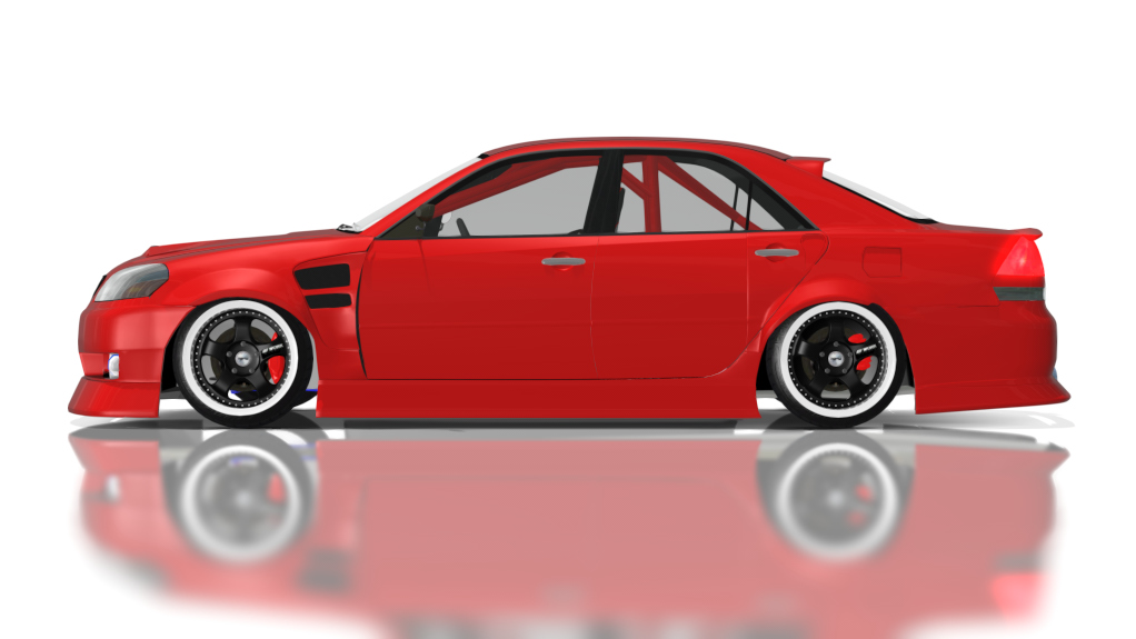 DTP Toyota JZX110 Mark2, skin red