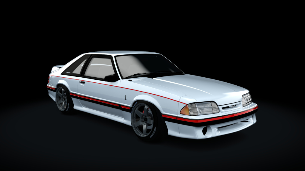 Ford Mustang Fox Body DW-Spec, skin 25th anniversary edition