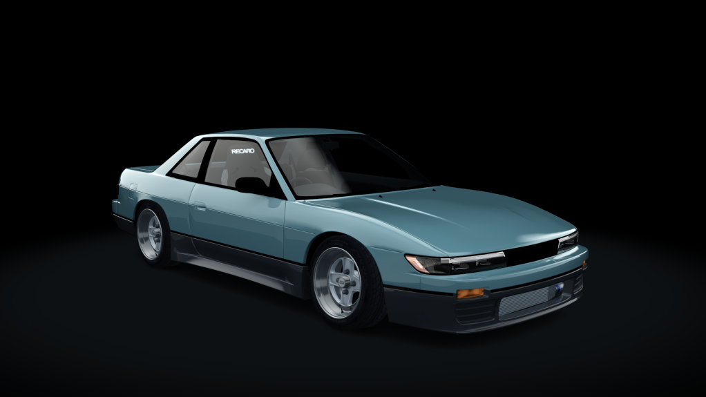 Nissan Silvia S13 DW-Spec, skin two_tone_lime_green