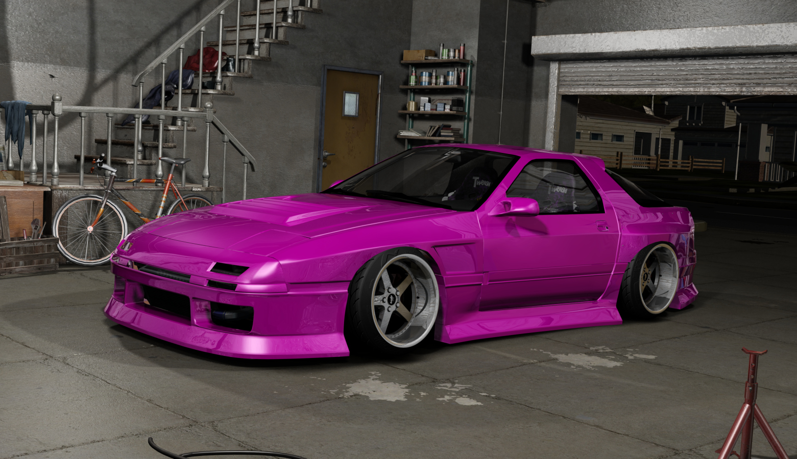 DWG Mazda Rx7 FC3S, skin pink
