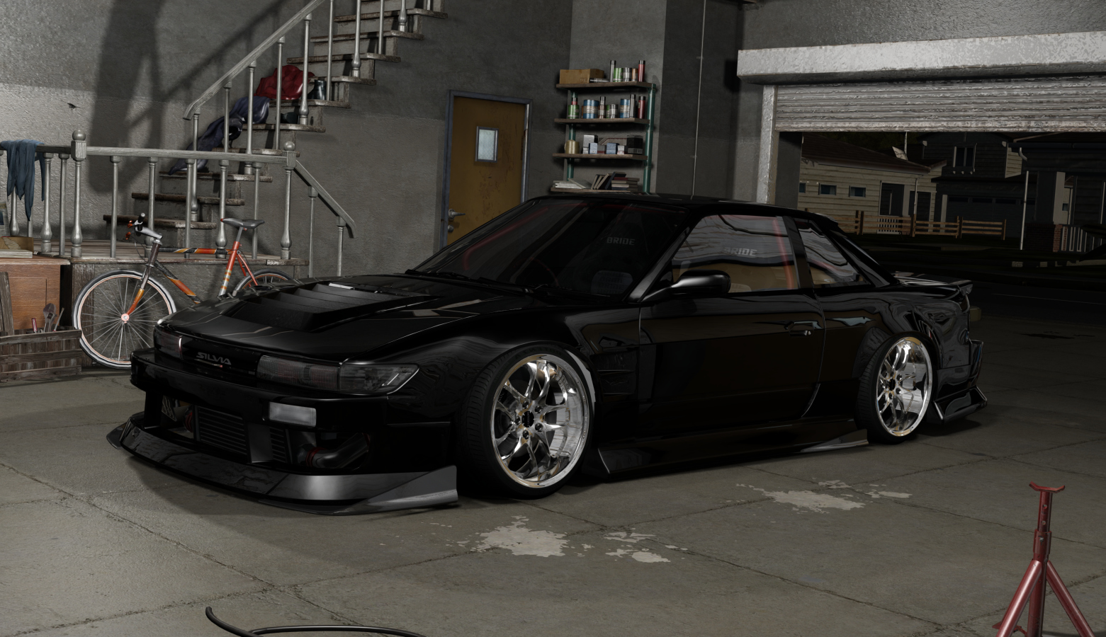 DWG Nissan Silvia S13 Street Style Preview Image