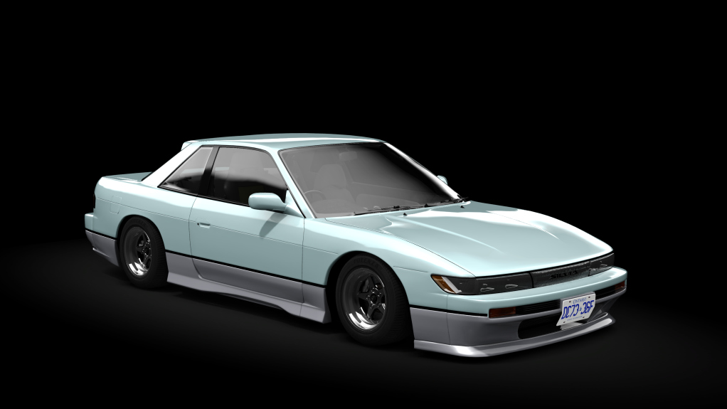 _Excite Nissan Silvia S13, skin Green_&_Gray