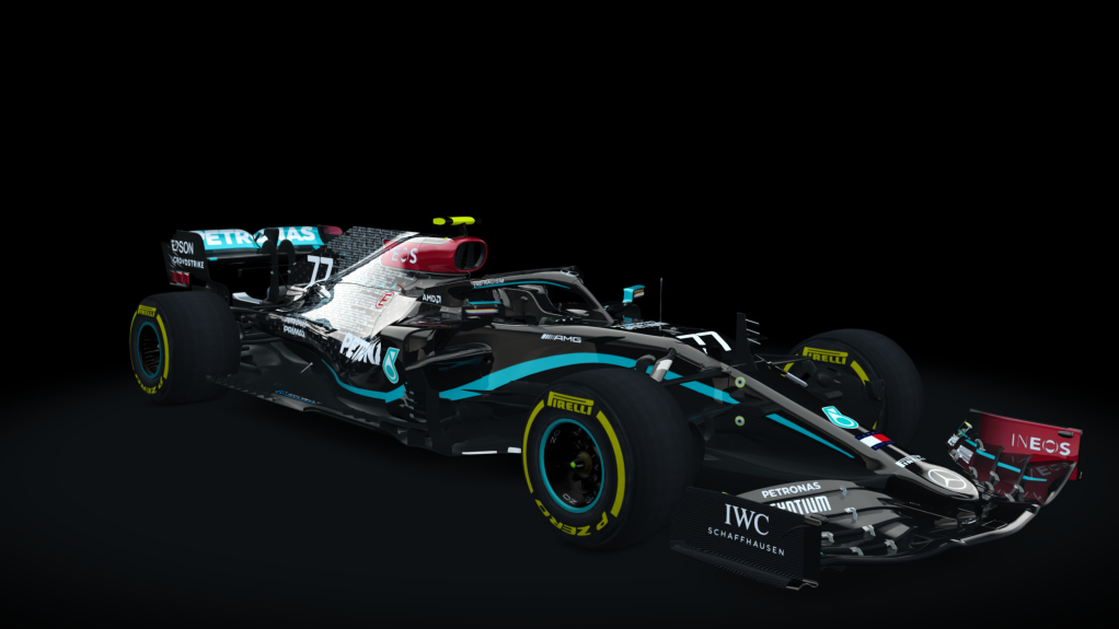 F1 2020 Mercedes Spec 2, skin Bottas Abu Dhabi GP