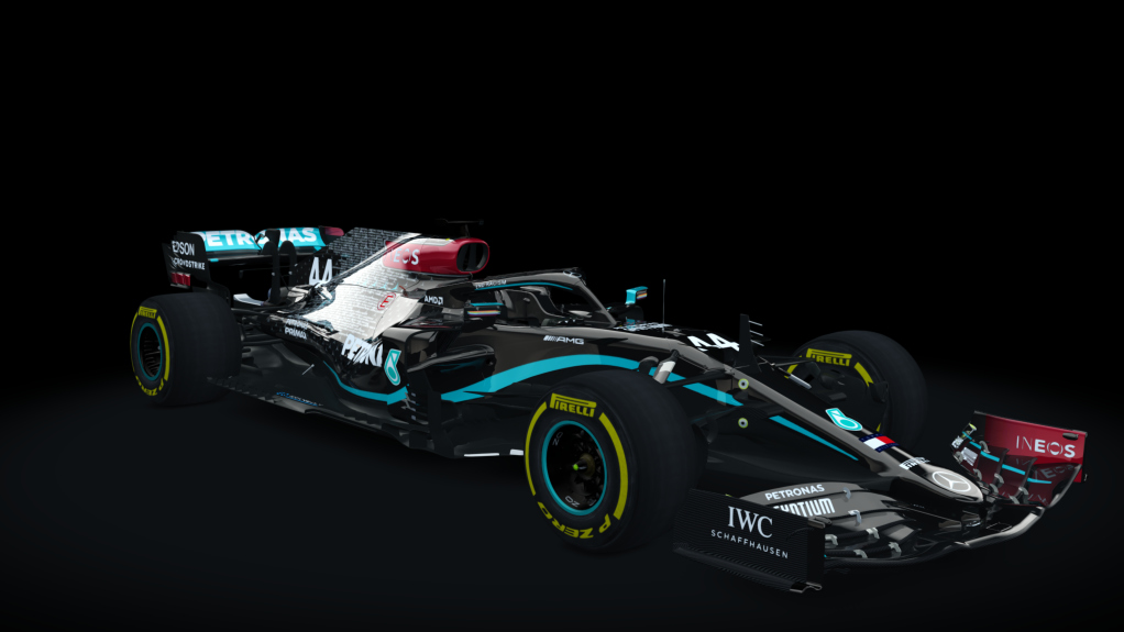 F1 2020 Mercedes Spec 2, skin Hamilton Abu Dhabi GP