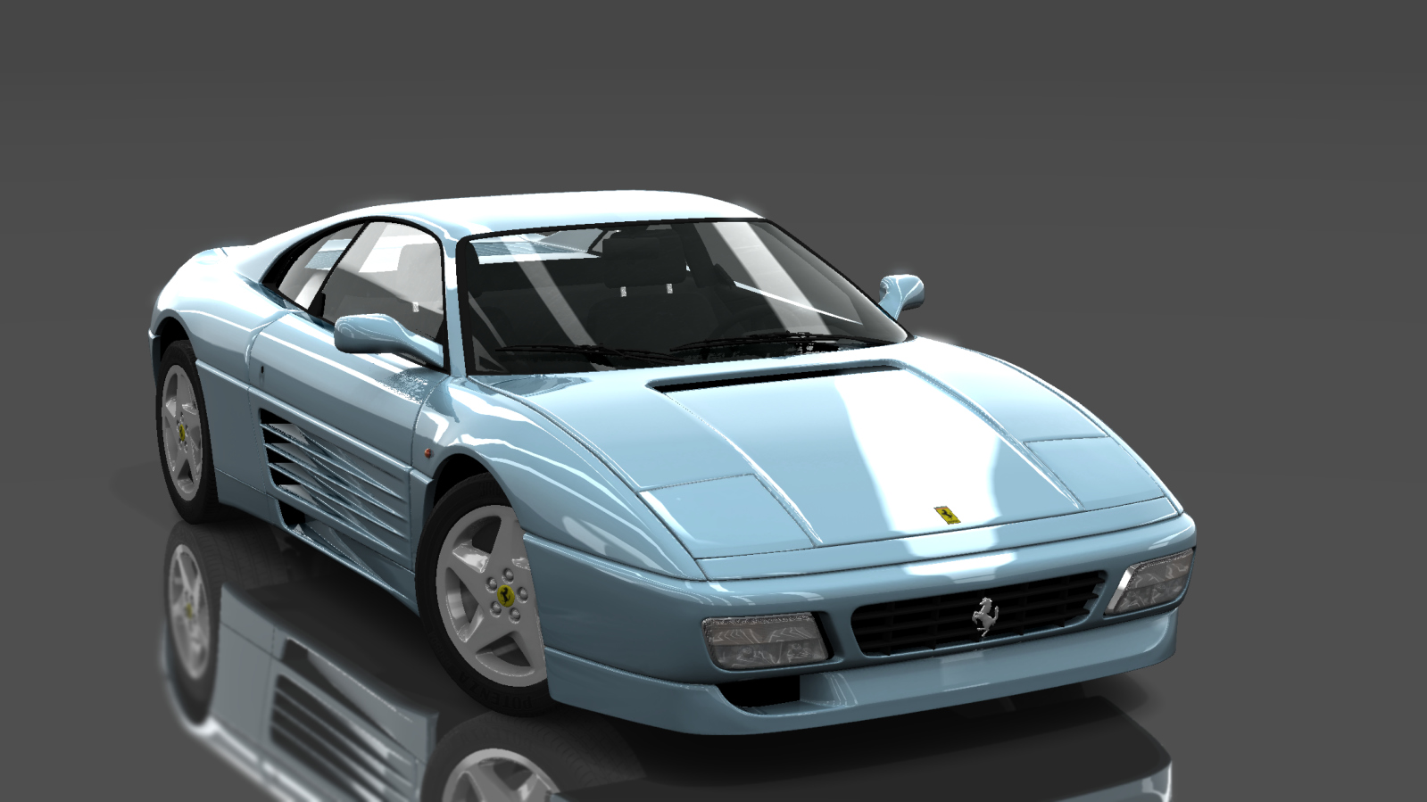 Ferrari 348 TB, skin Azzurro Hyperion (B)