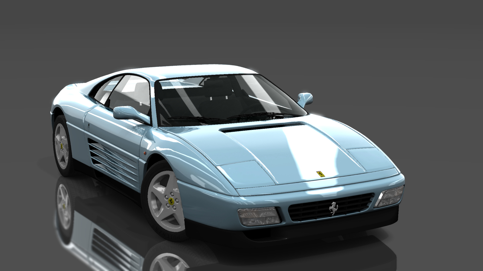 Ferrari 348 TB, skin Azzurro Hyperion (PB)