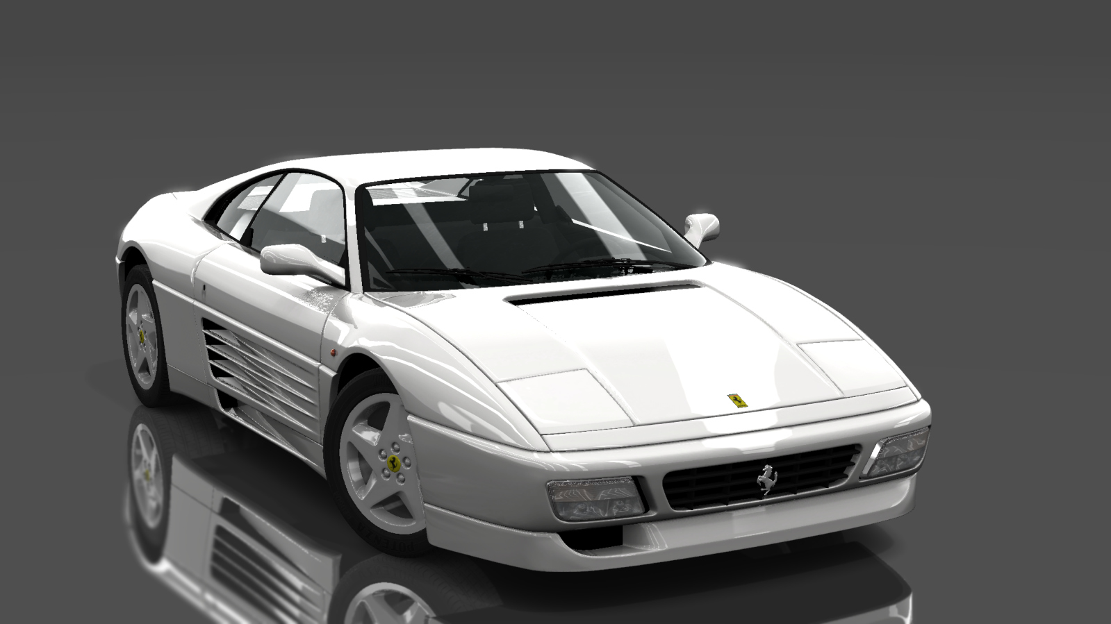 Ferrari 348 TB, skin Bianco Polo (B)