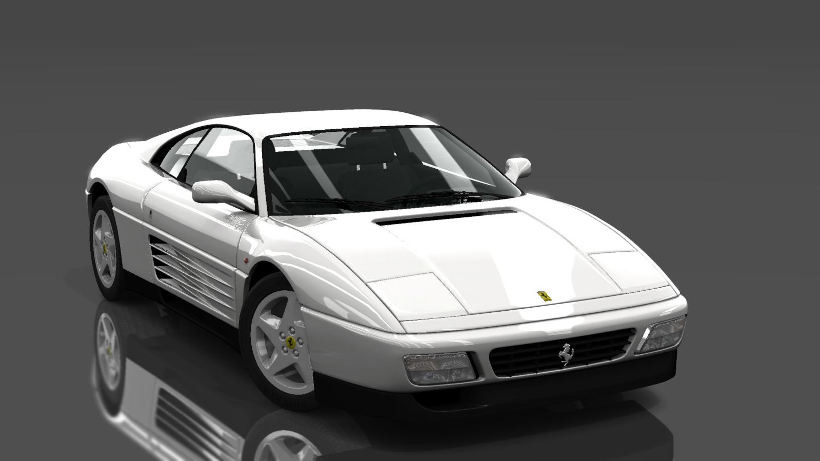 Ferrari 348 TB, skin Bianco Polo (PB)