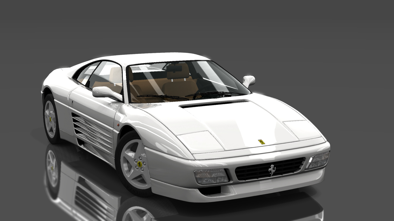 Ferrari 348 TB, skin Bianco Polo