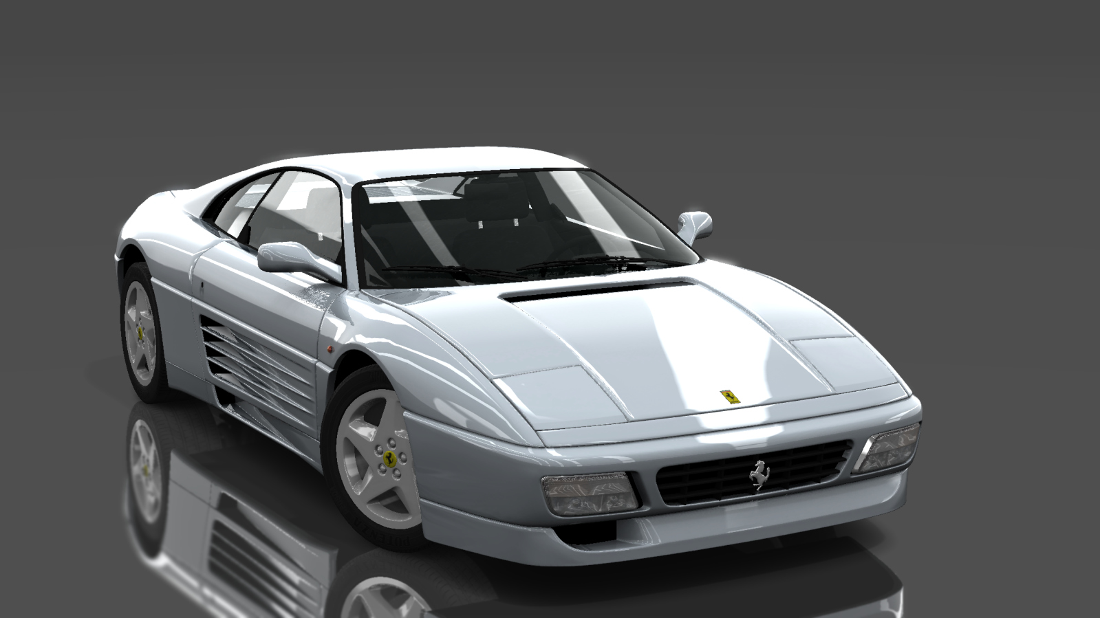 Ferrari 348 TB, skin Grigio Argento Nurburgring (B)