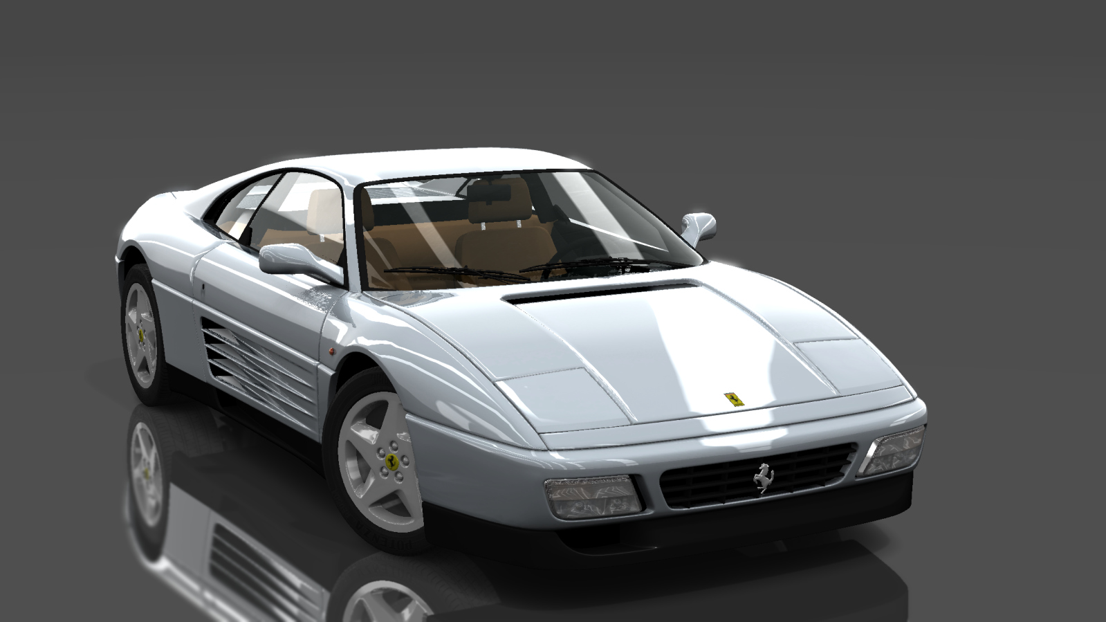 Ferrari 348 TB, skin Grigio Argento Nurburgring (P)