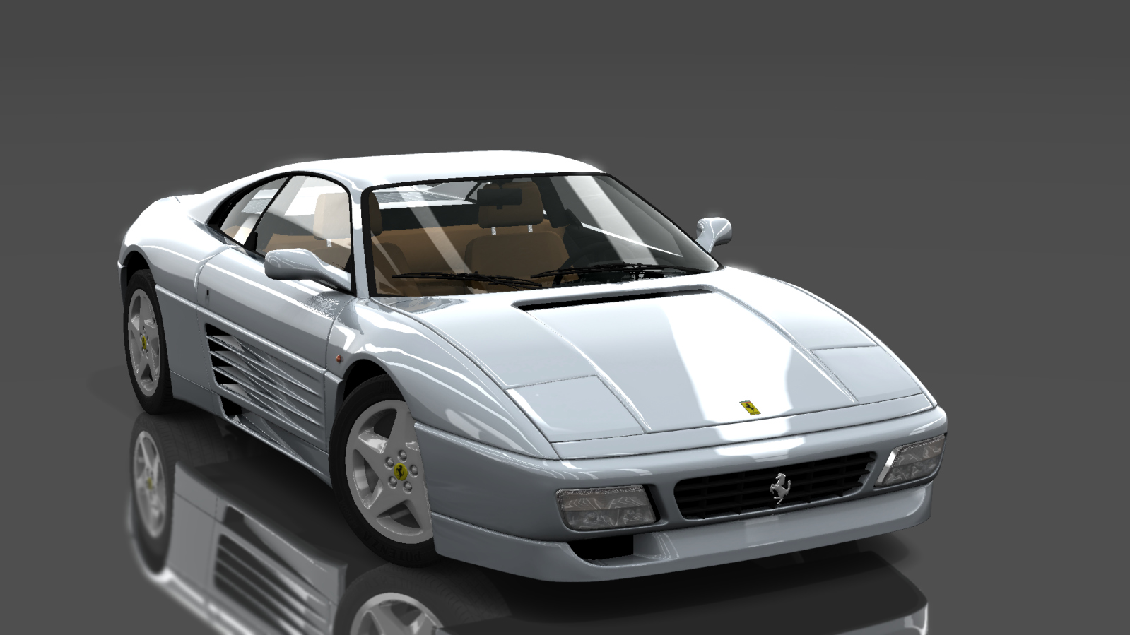 Ferrari 348 TB, skin Grigio Argento Nurburgring