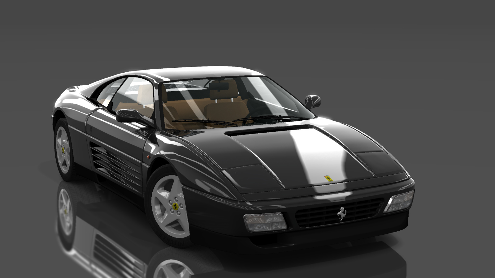 Ferrari 348 TB, skin Nero Daytona (P)