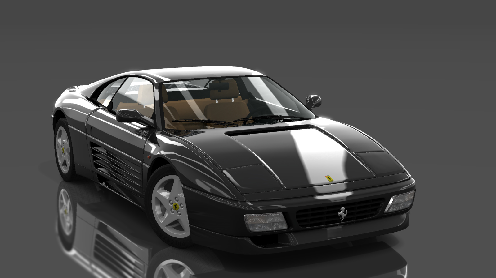 Ferrari 348 TB, skin Nero Daytona