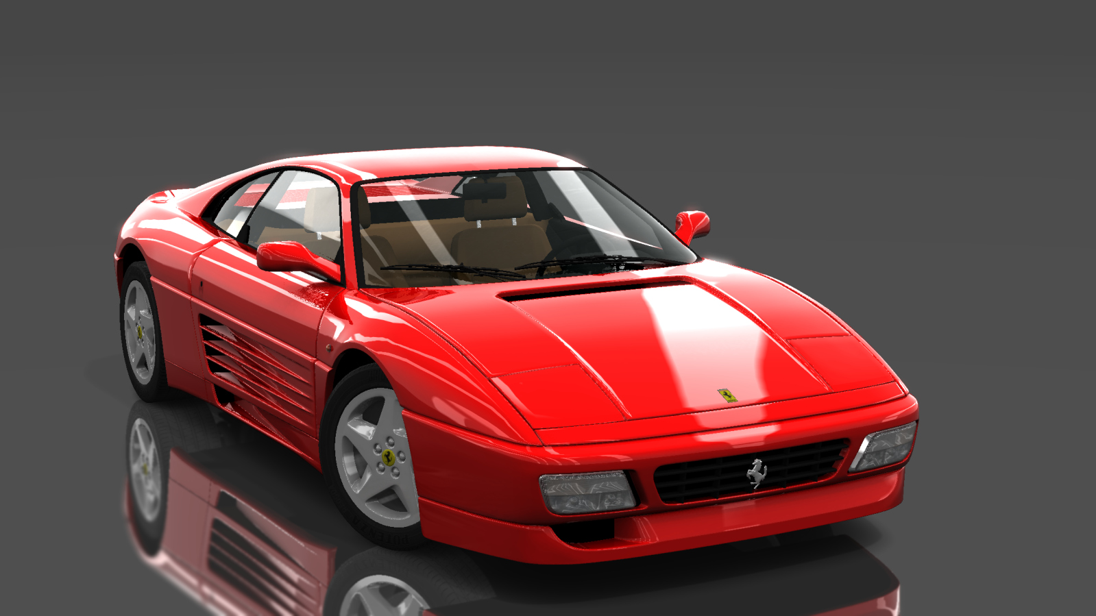 Ferrari 348 TB, skin Rosso Scuderia