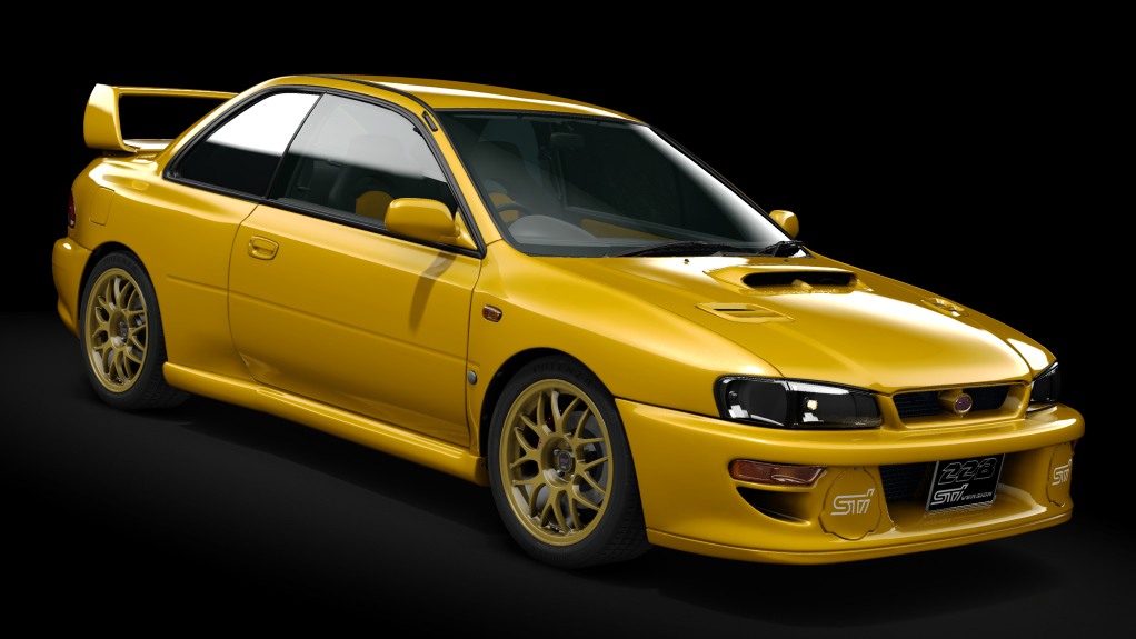 Subaru Impreza 22B STi, skin 3_sonic_yellow