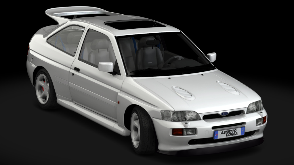 FORD Escort (MK5) RS Cosworth LHD, skin Ace_White