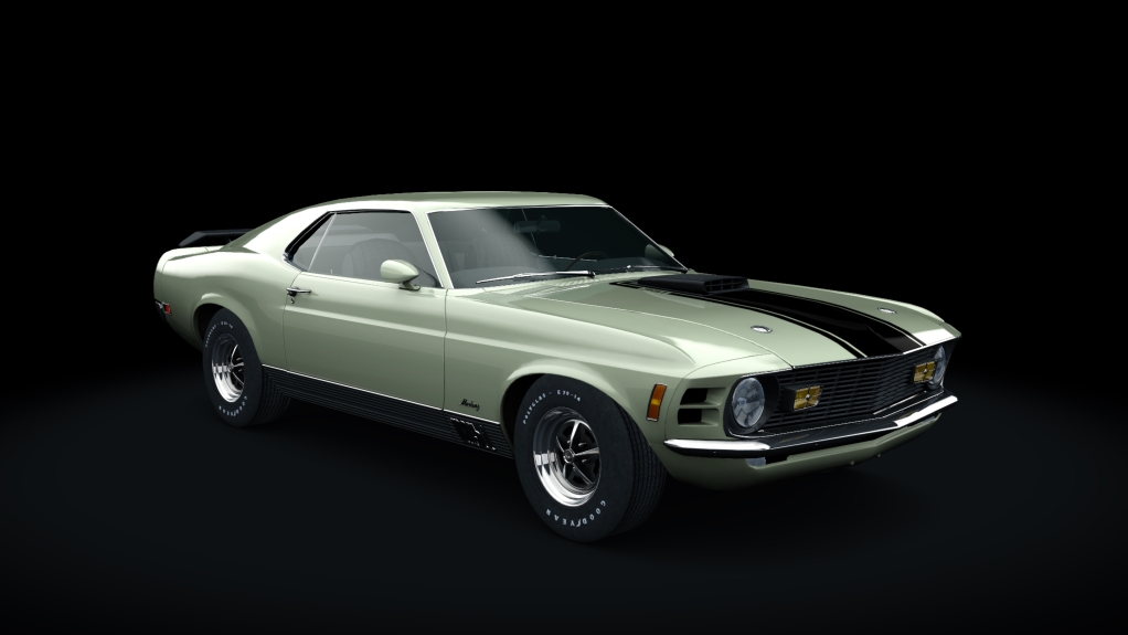Ford Mustang Mach 1, skin Light_Ivy_Yellow