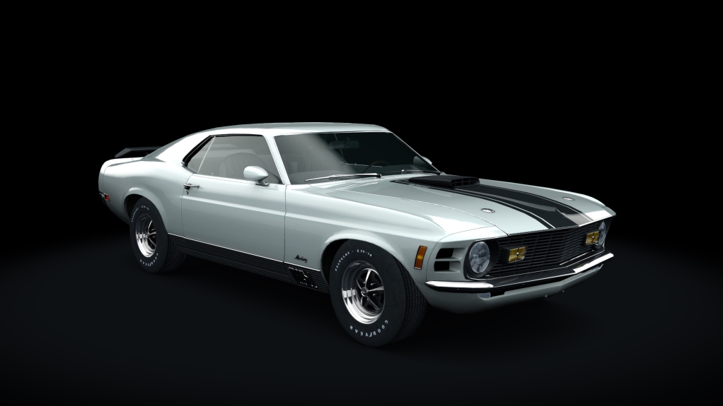 Ford Mustang Mach 1 428, skin White