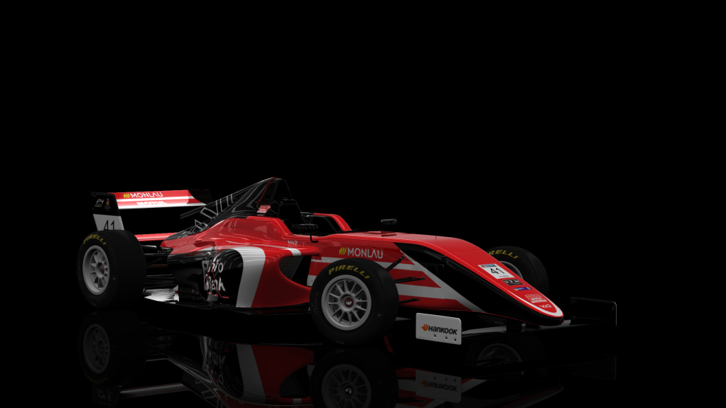 Tatuus T-421, skin 2023ESPF4 41 Fernando Barrichello