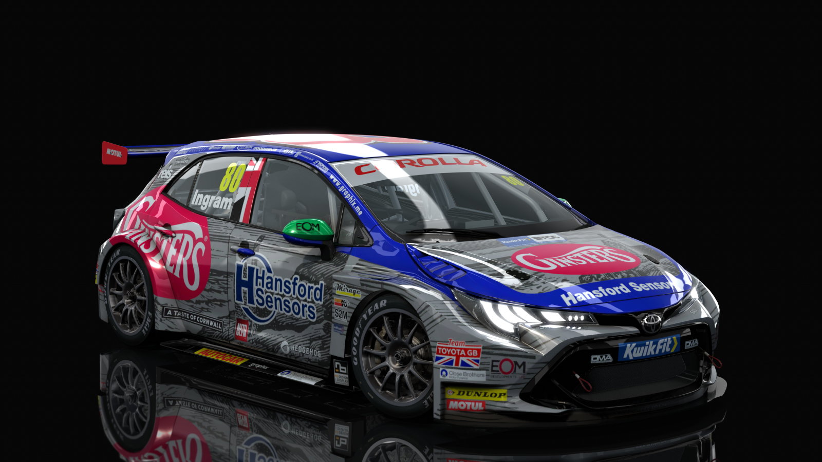 Toyota Corolla BTCC, skin 80