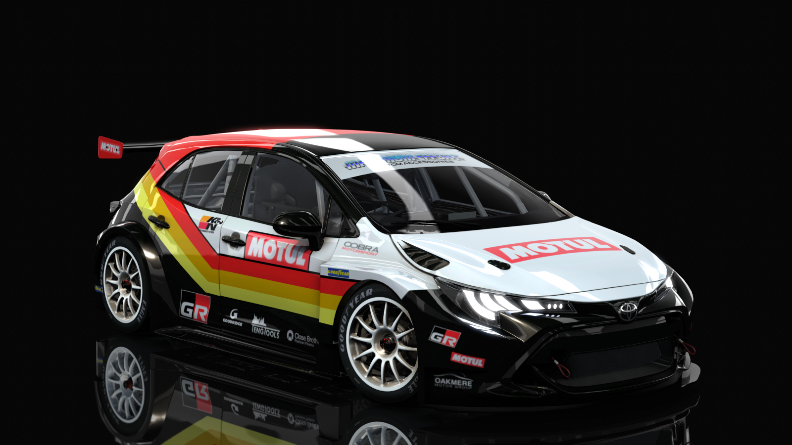 Toyota Corolla BTCC, skin retro