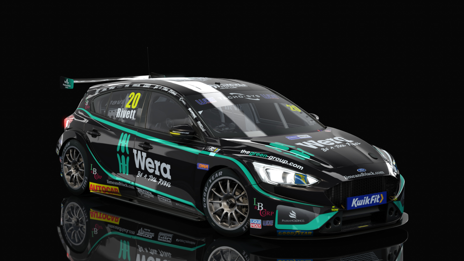 Ford Focus BTCC, skin #20