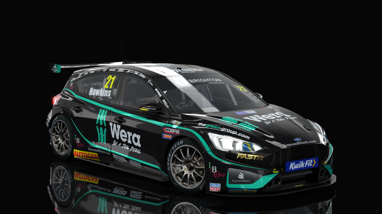 Ford Focus BTCC, skin #21