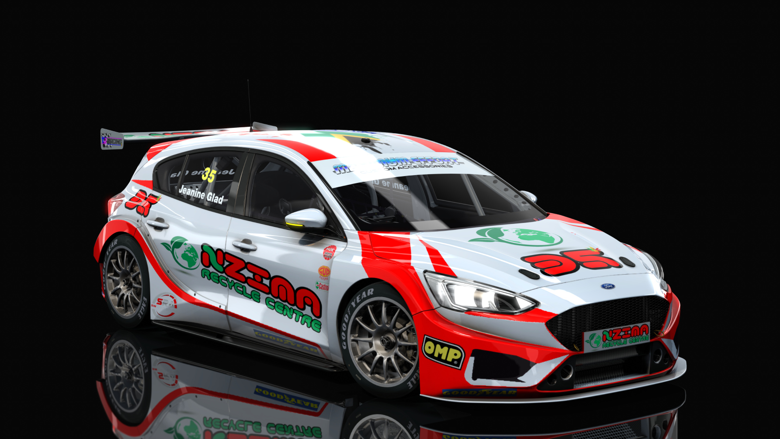 Ford Focus BTCC, skin #35