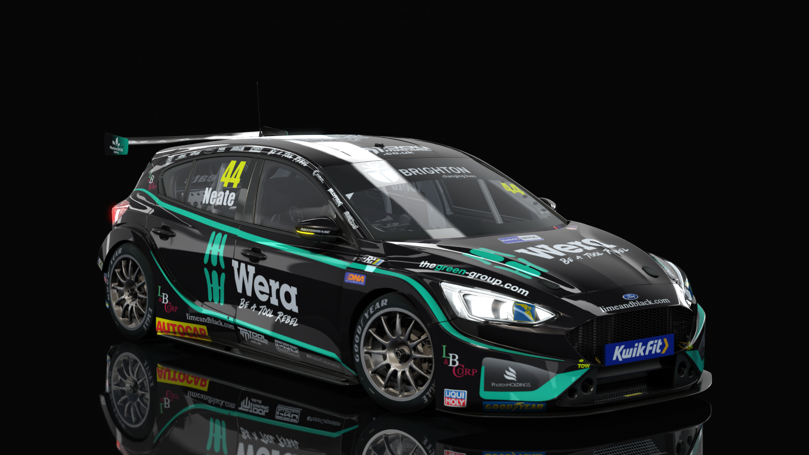 Ford Focus BTCC, skin #44