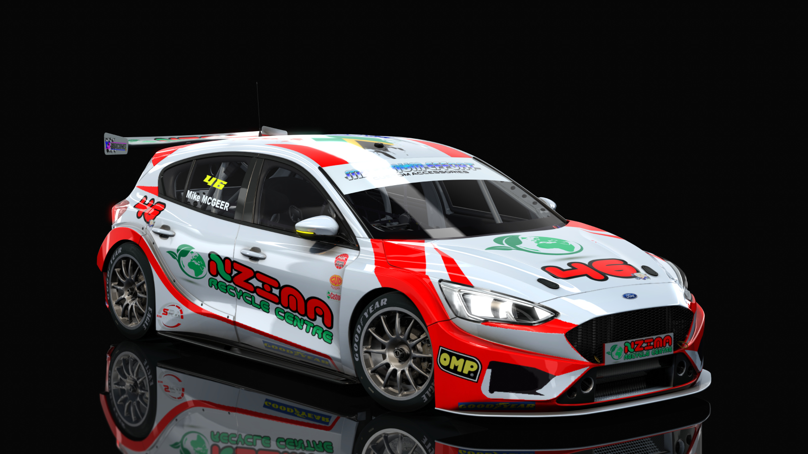 Ford Focus BTCC, skin #46