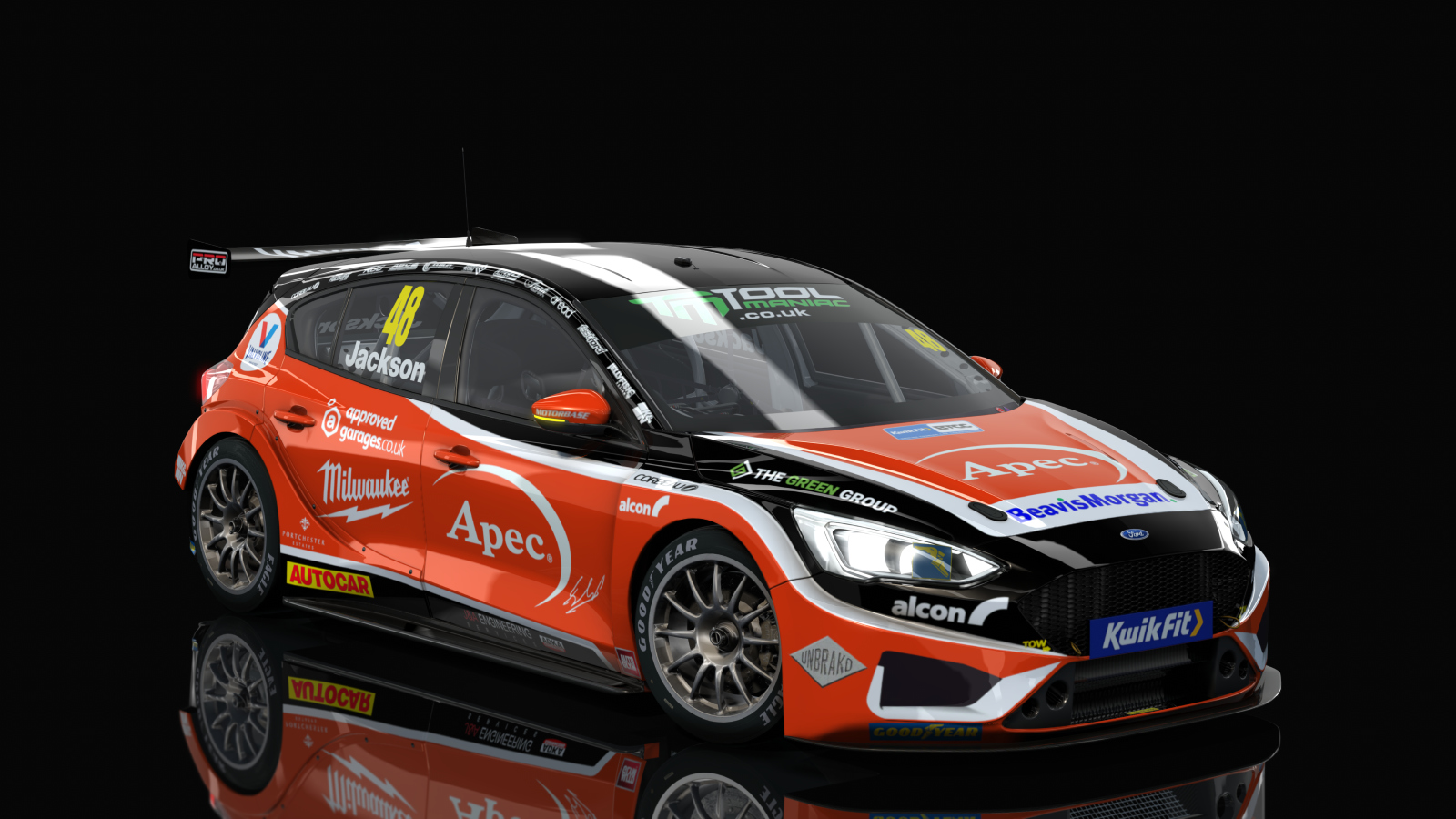 Ford Focus BTCC, skin #48