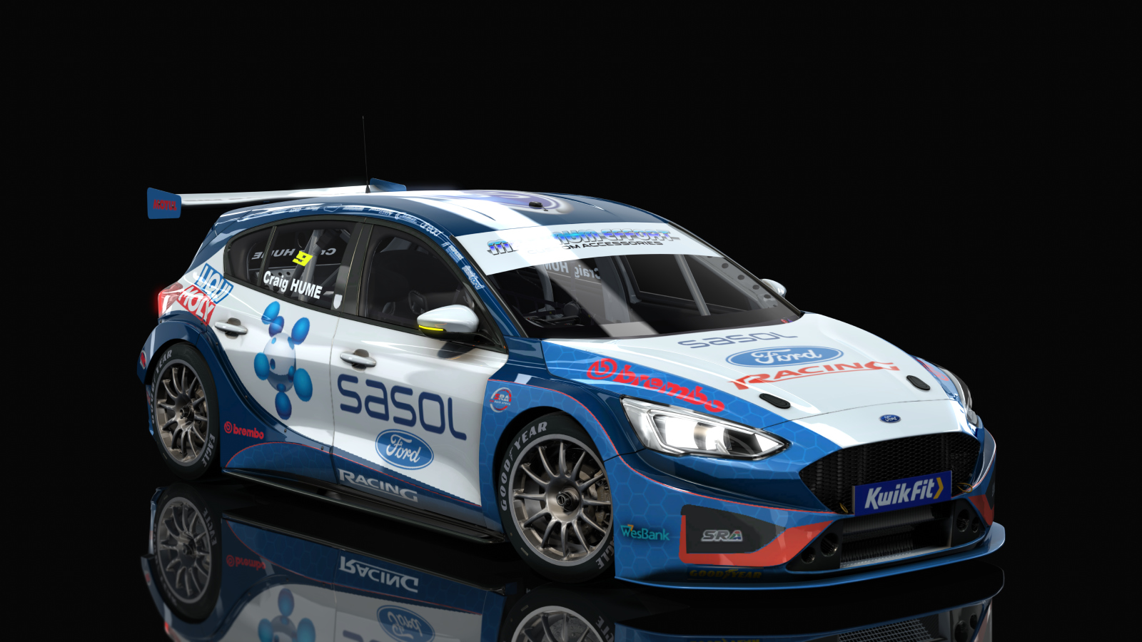 Ford Focus BTCC, skin #9