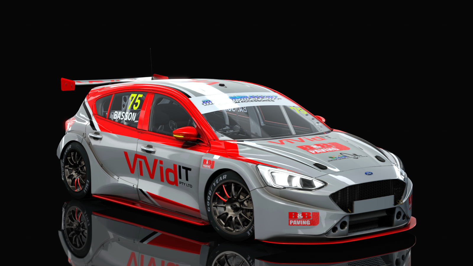 Ford Focus BTCC, skin 75 Hernus Basson