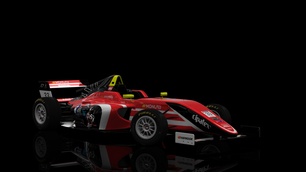 Formula 4 Brasil, skin 2023ESPF4 33 Ricardinho Gracia