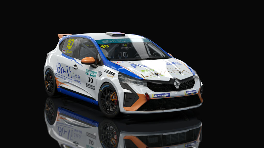 Renault Clio 5 Cup Phase 2, skin eset_10_glazer