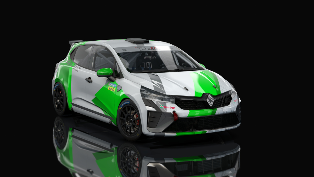 Renault Clio 5 Cup Phase 2, skin lfm_green