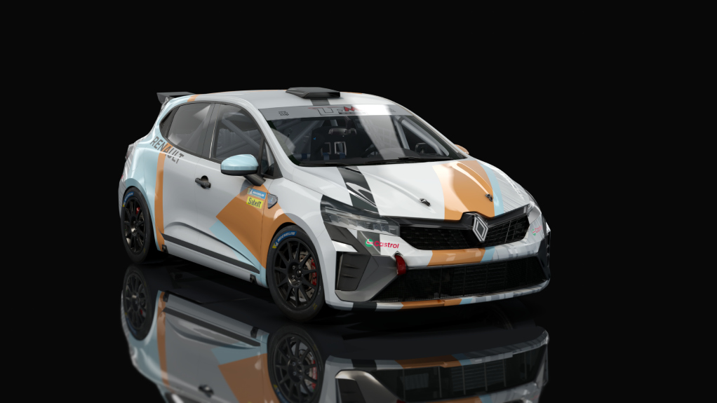 Renault Clio 5 Cup Phase 2, skin lfm_gulf