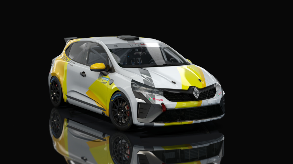 Renault Clio 5 Cup Phase 2, skin lfm_yellow