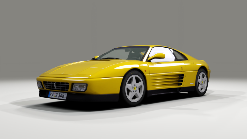 Ferrari 348 tb with street, skin 01_giallo