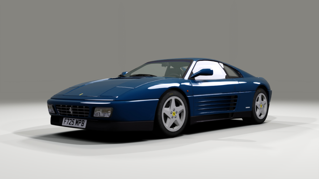 Ferrari 348 tb with street, skin 04_blu_sera_metallizzato