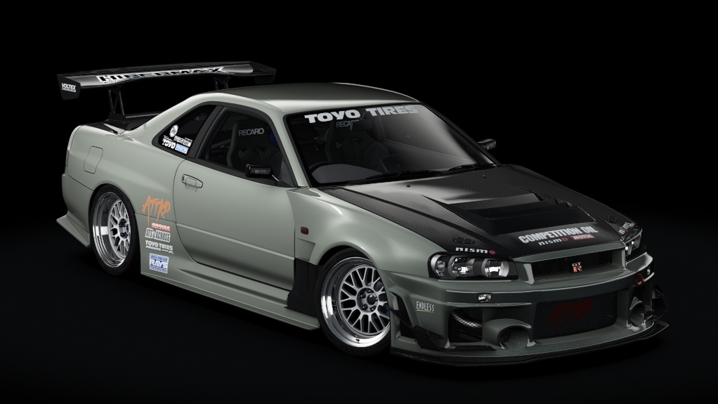 1999 Nissan Skyline GT-R V-Spec II (BNR34 - "THE INEVITABLE"), skin 2_JW0_Millenium_Jade