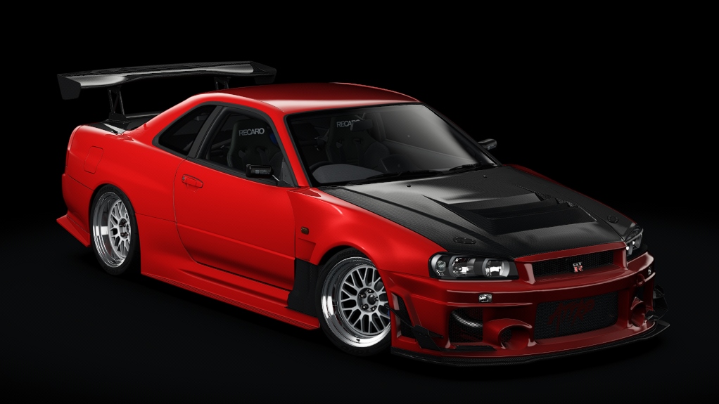 1999 Nissan Skyline GT-R V-Spec II (BNR34 - "THE INEVITABLE"), skin 8_AR2_Active_Red