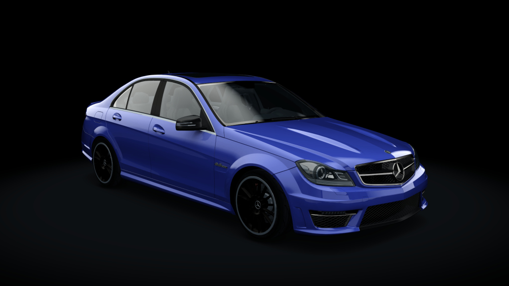 Mercedes-Benz C63 AMG (W204), skin Cavansite_Blue_Metallic