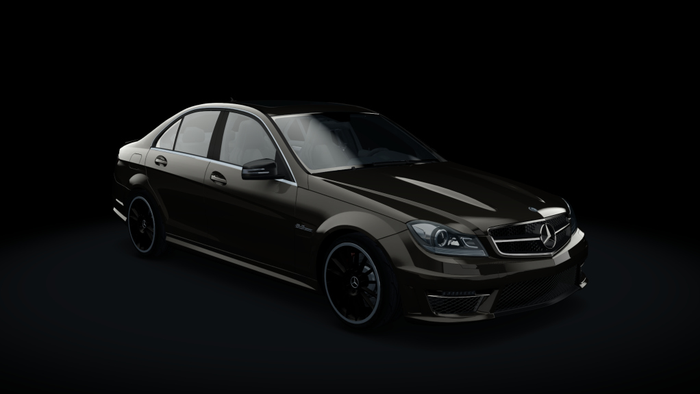 Mercedes-Benz C63 AMG (W204), skin Magnetite_Black_Pearl
